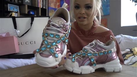 gucci shoes trisha paytas 2018|Gucci dresses for fall.